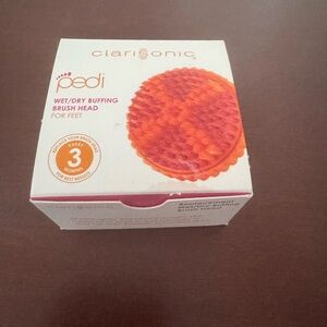NWT Clarisonic Pedi Wet/Dry Buffing Brush Head - Orange